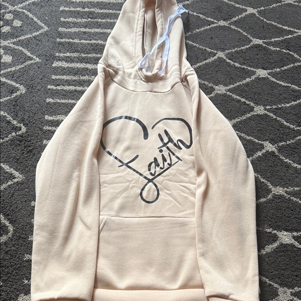 Women's Cream Faith Hoodie